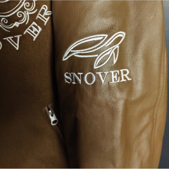 SNOVER Men’s Brown Bomber Jacket Size XL – Signature Premium Outerwear NWT - Picture 15 of 15